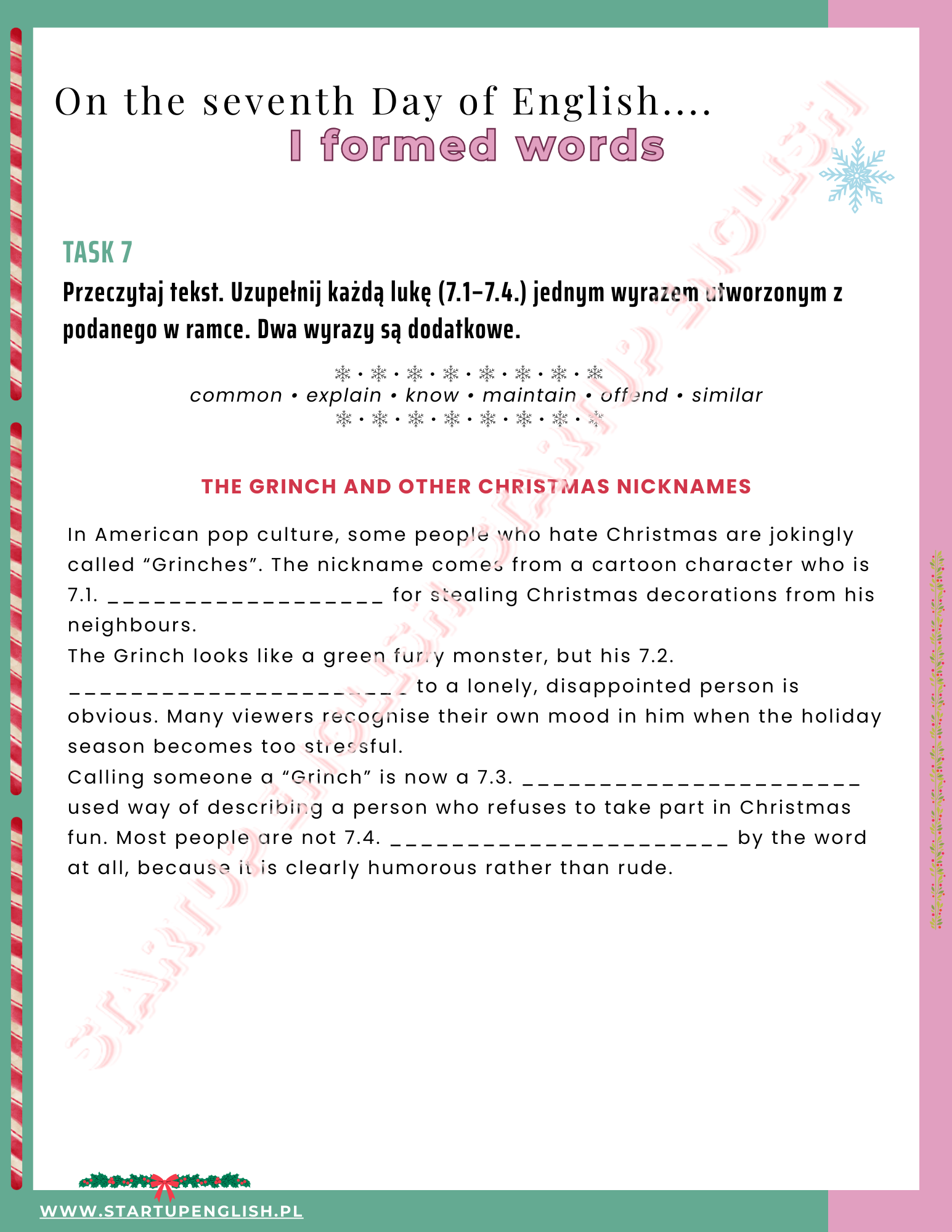 BUNDLE Christmas Matura- matura podstawowa & rozszerzona - obrazek 6