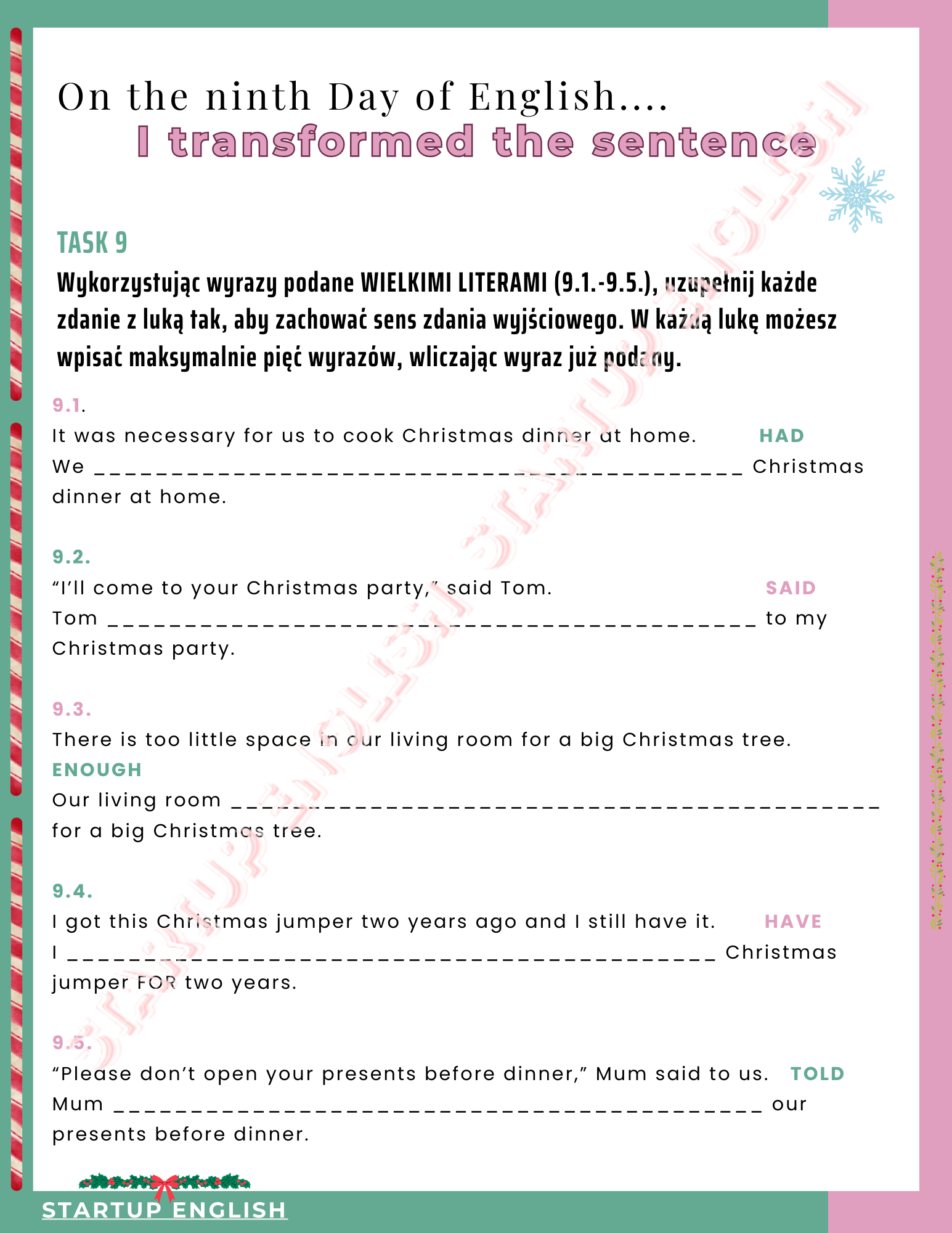 BUNDLE Christmas Matura- matura podstawowa & rozszerzona - obrazek 4