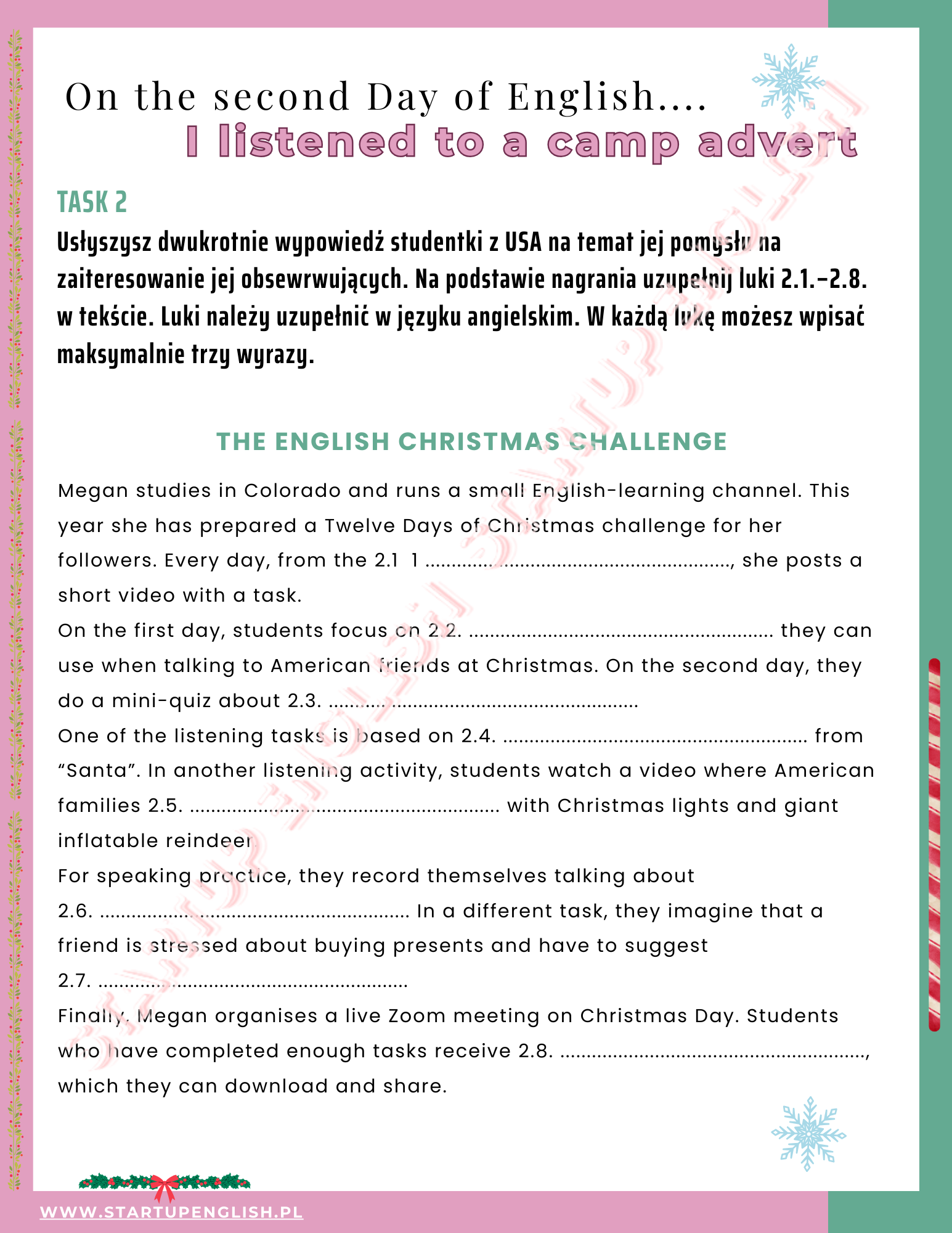 BUNDLE Christmas Matura- matura podstawowa & rozszerzona - obrazek 7