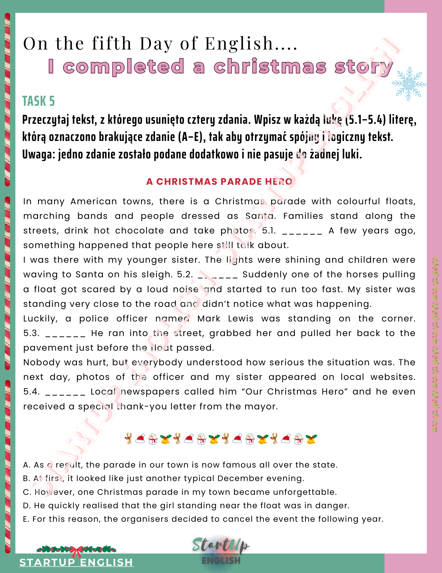 BUNDLE Christmas Matura- matura podstawowa & rozszerzona - obrazek 3