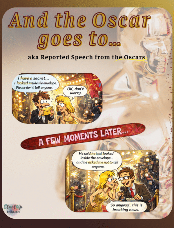 And the Oscar goes to... Reported Speech!